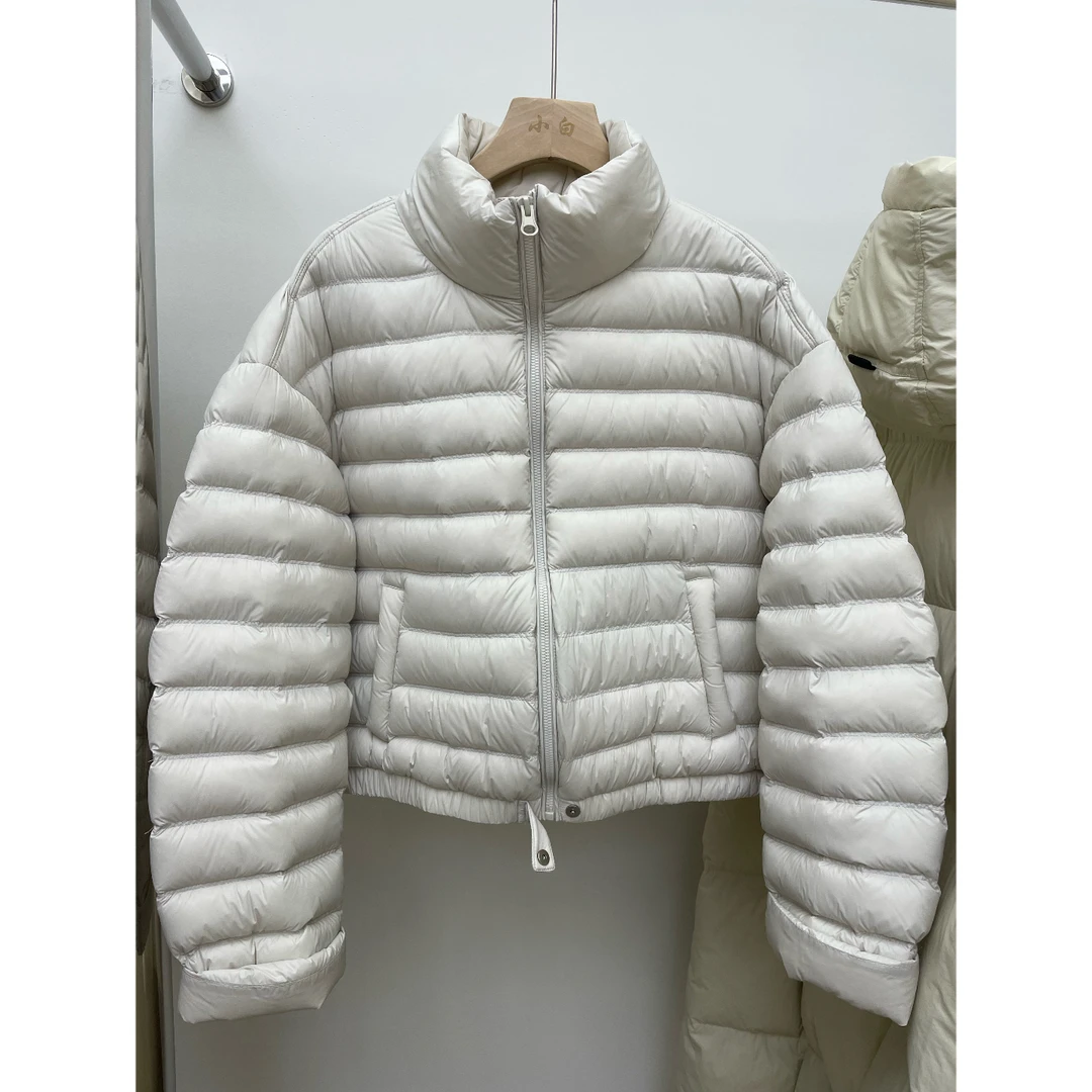 25年新款90白鸭绒爆款排骨撞色时尚立领羽绒服JM-9003