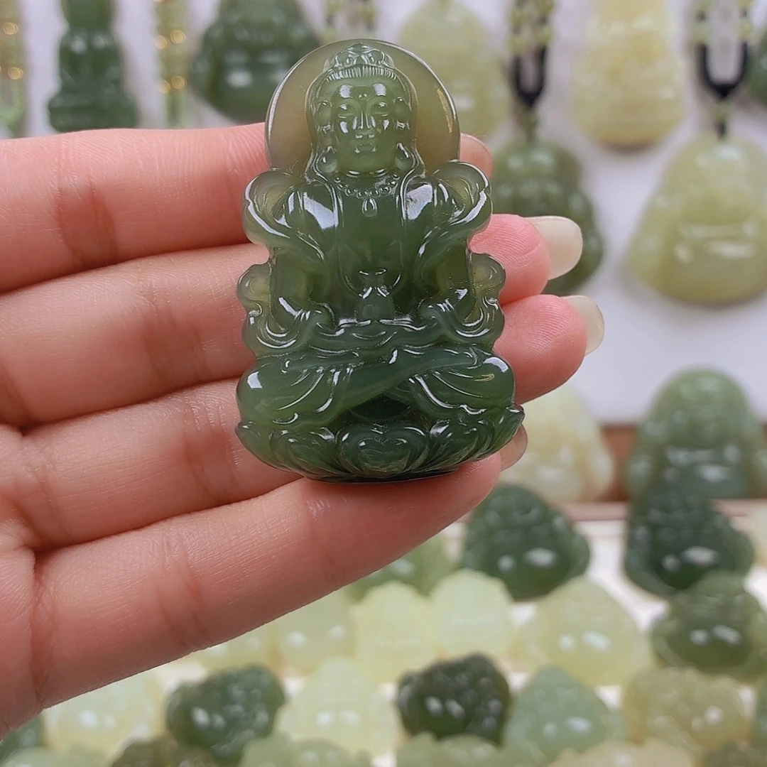 丹***纯和田玉未镶嵌颈饰