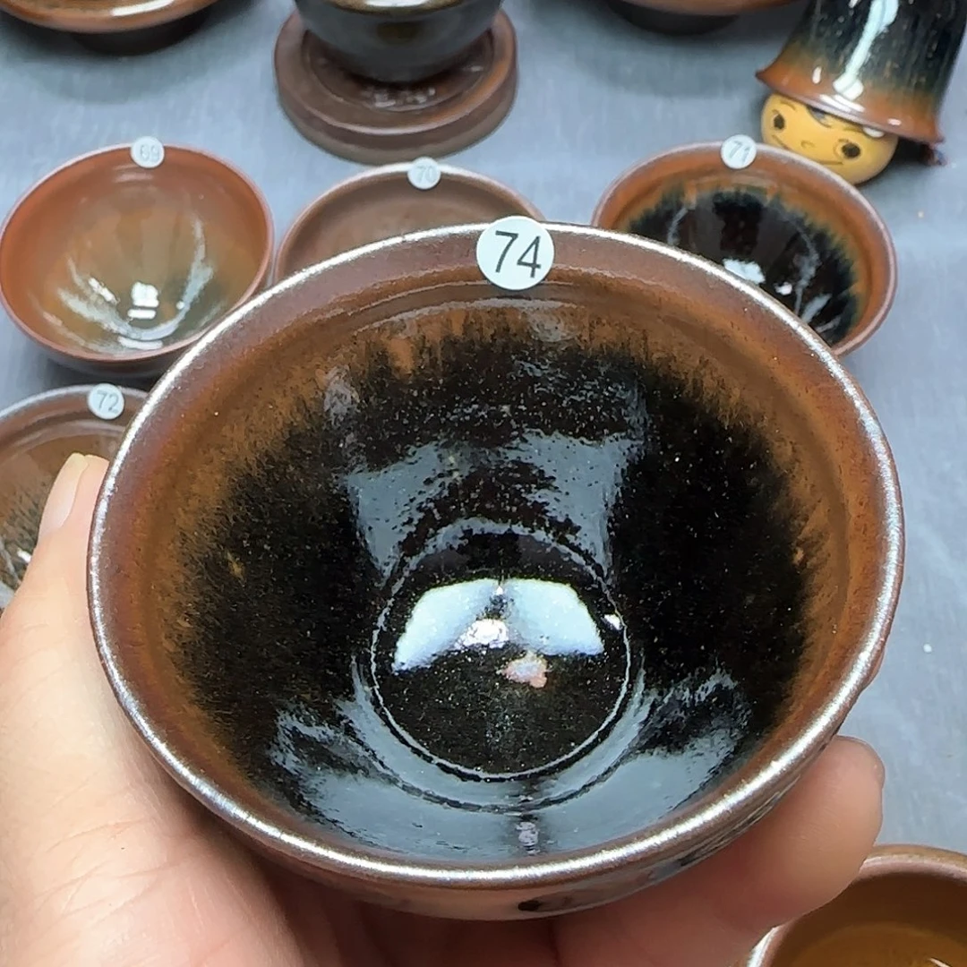 一***肉茶盏印春堂柴烧建盏