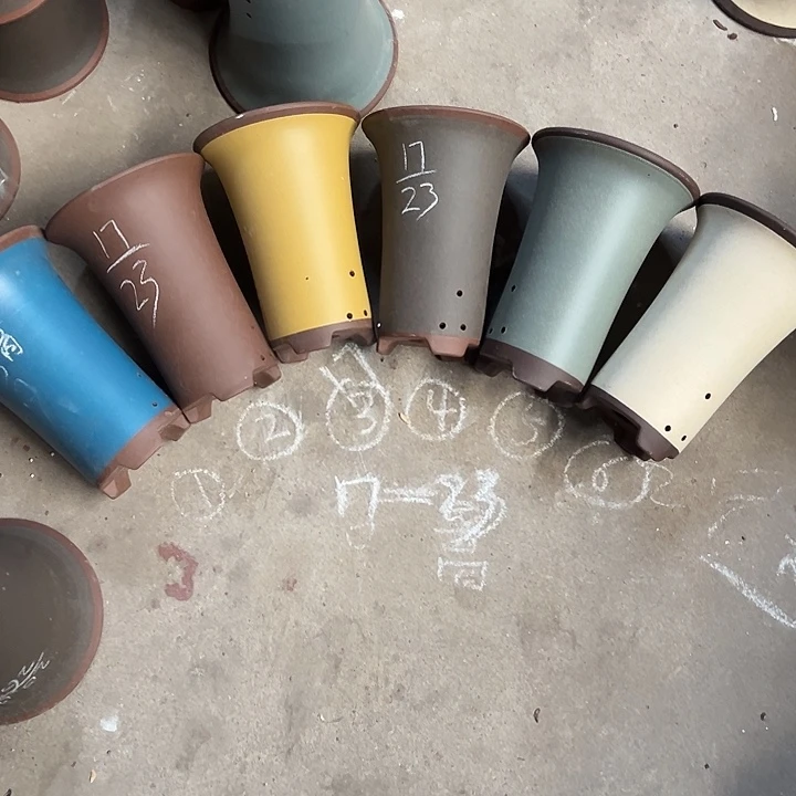紫砂花盆真实真实真实真实学生