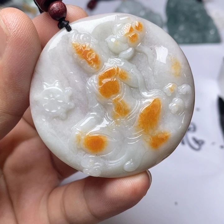 颈饰未镶嵌翡翠翡翠