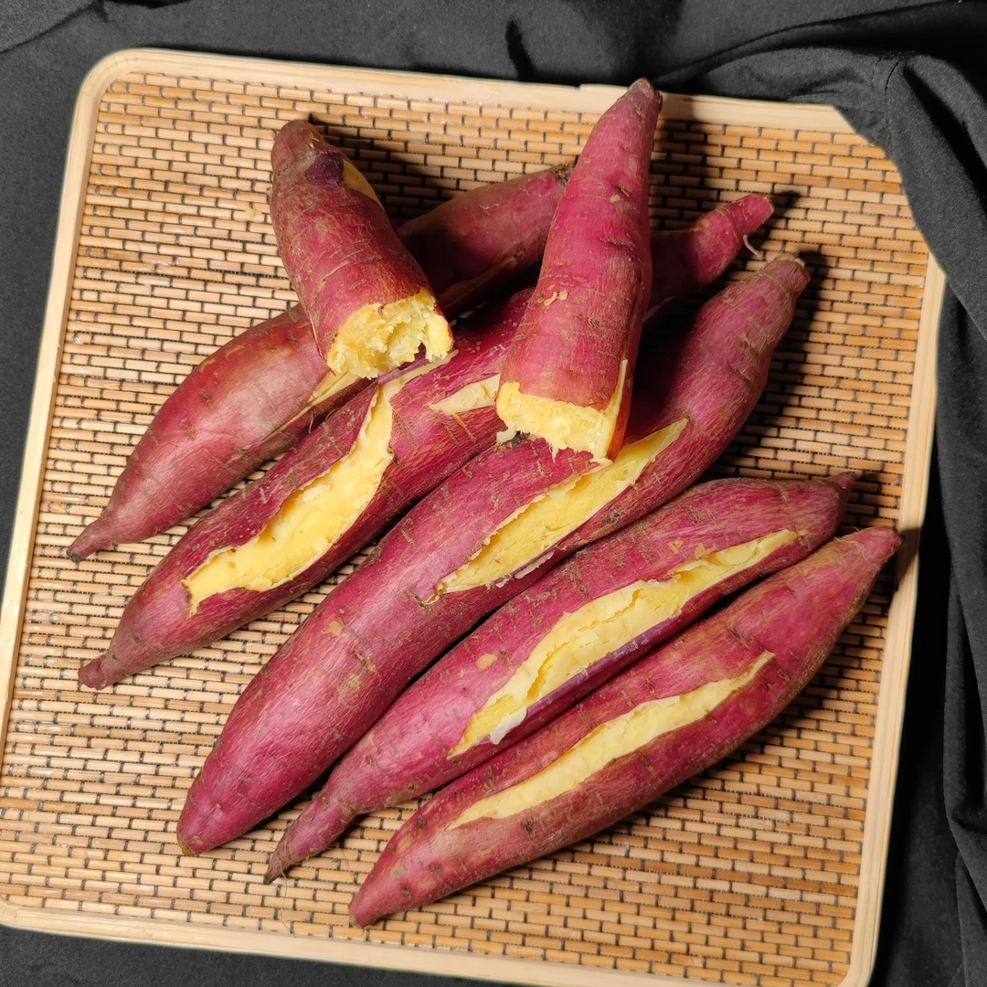 陕西正宗板栗红薯新鲜现挖粉面干甜非小香薯番薯地瓜5斤烤红薯