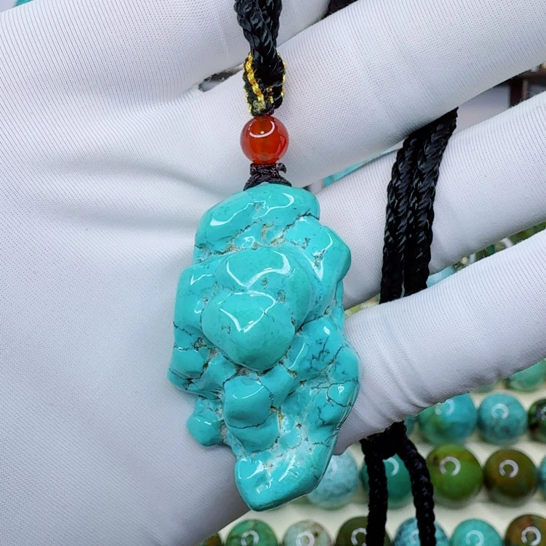 绿松石未镶嵌原矿绿松石