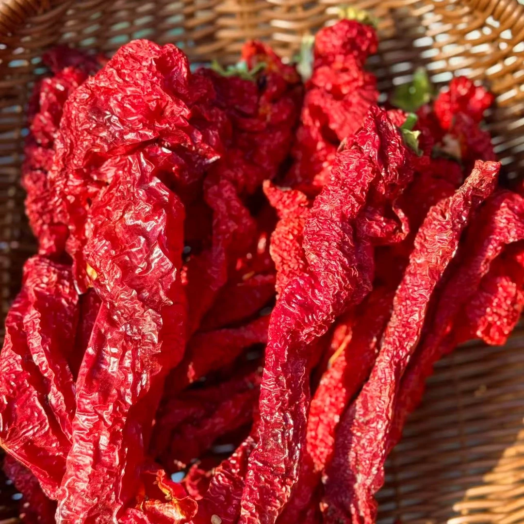 新疆焉耆肉辣椒新疆过油肉拌面大辣皮子肉辣皮子辣椒