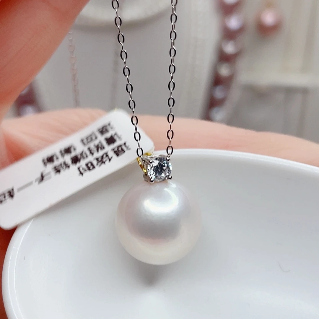 淡水珍珠吊坠(赠链)合金