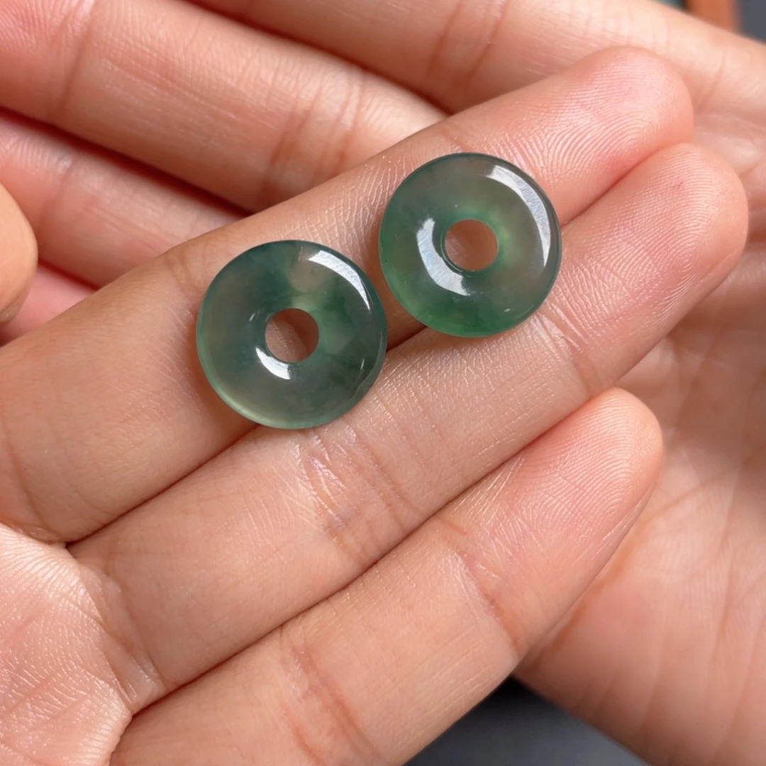 定制翡翠未镶嵌甜甜圈