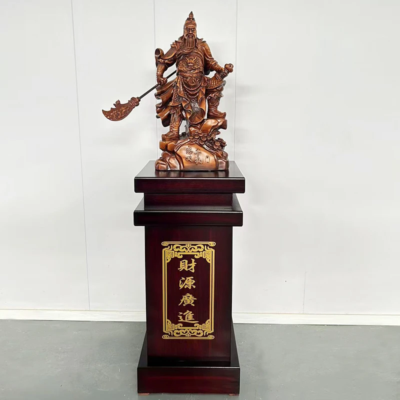 关公摆件落地忠义千秋开业乔迁办公室公司饭店玄关客厅财神新中式