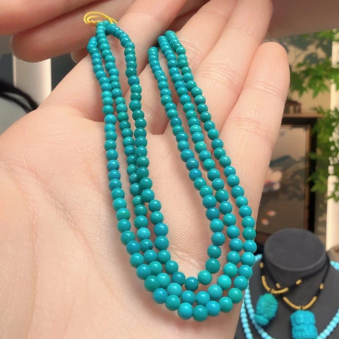 绿松石未镶嵌颈饰