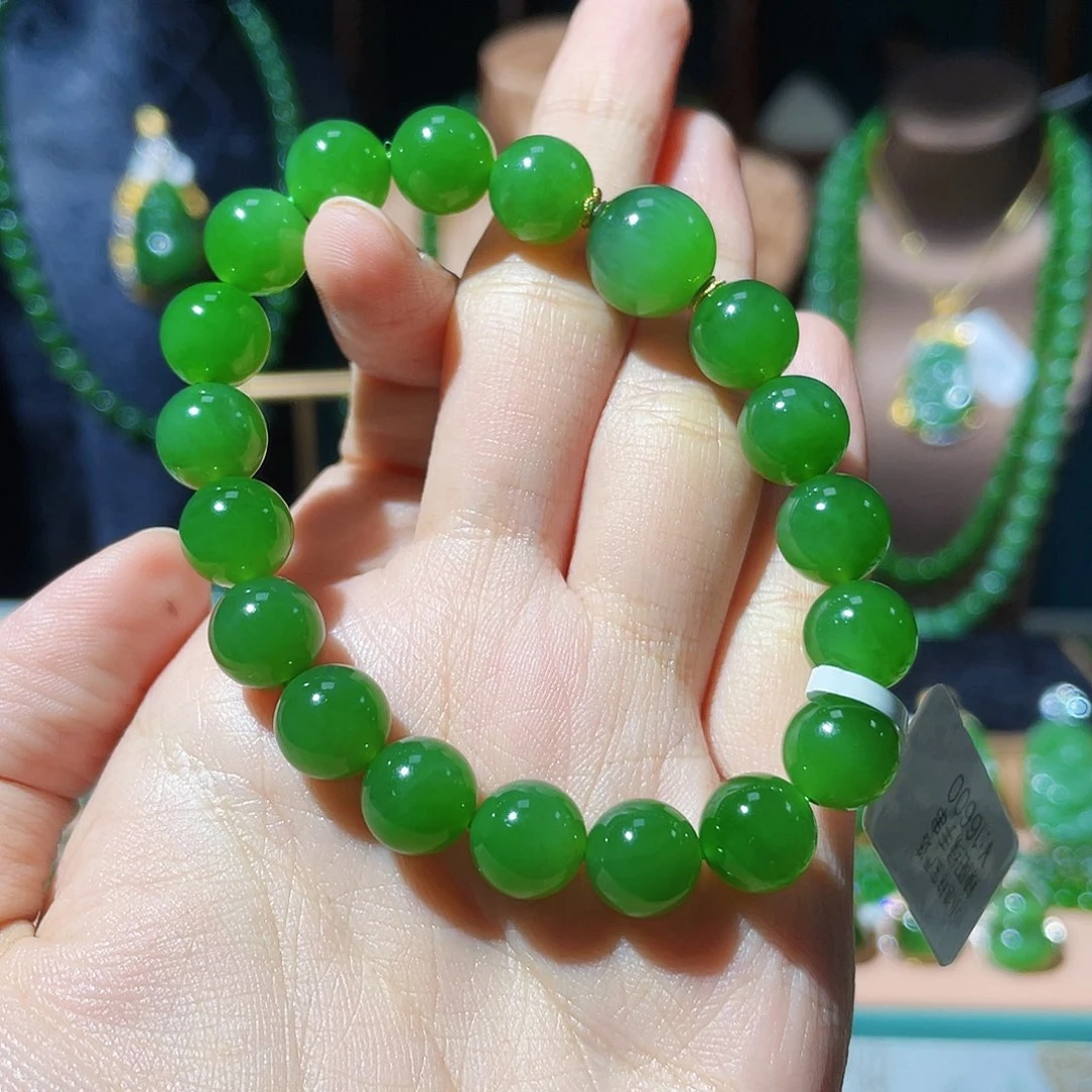 和田玉（碧玉）未镶嵌手串
