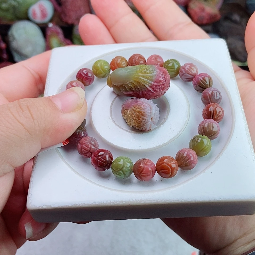 未镶嵌石英质玉（盐源）珠宝半成品爱*@