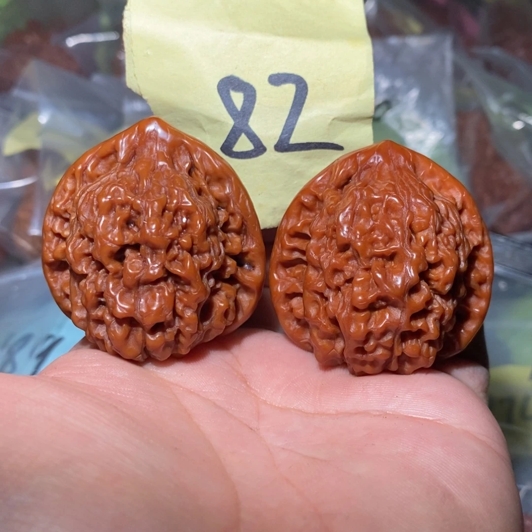 文玩核桃把件44官帽