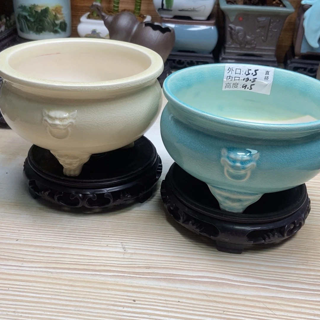 瓷片陶瓷花盆陶瓷艺术