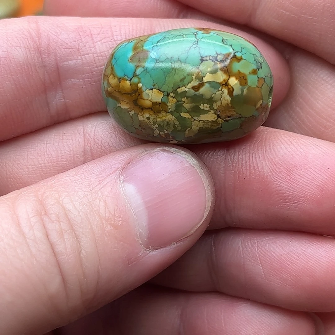 绿松石未镶嵌吊坠(赠链)