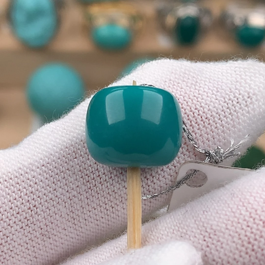 绿松石配饰未镶嵌老型卡12.4*10.5