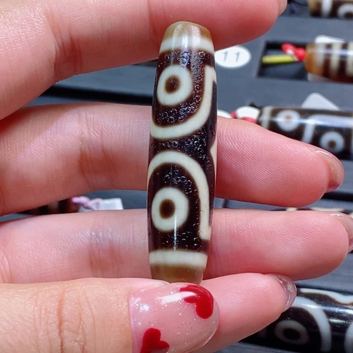 散***鱼玛瑙/玉髓（覆膜）颈饰未镶嵌