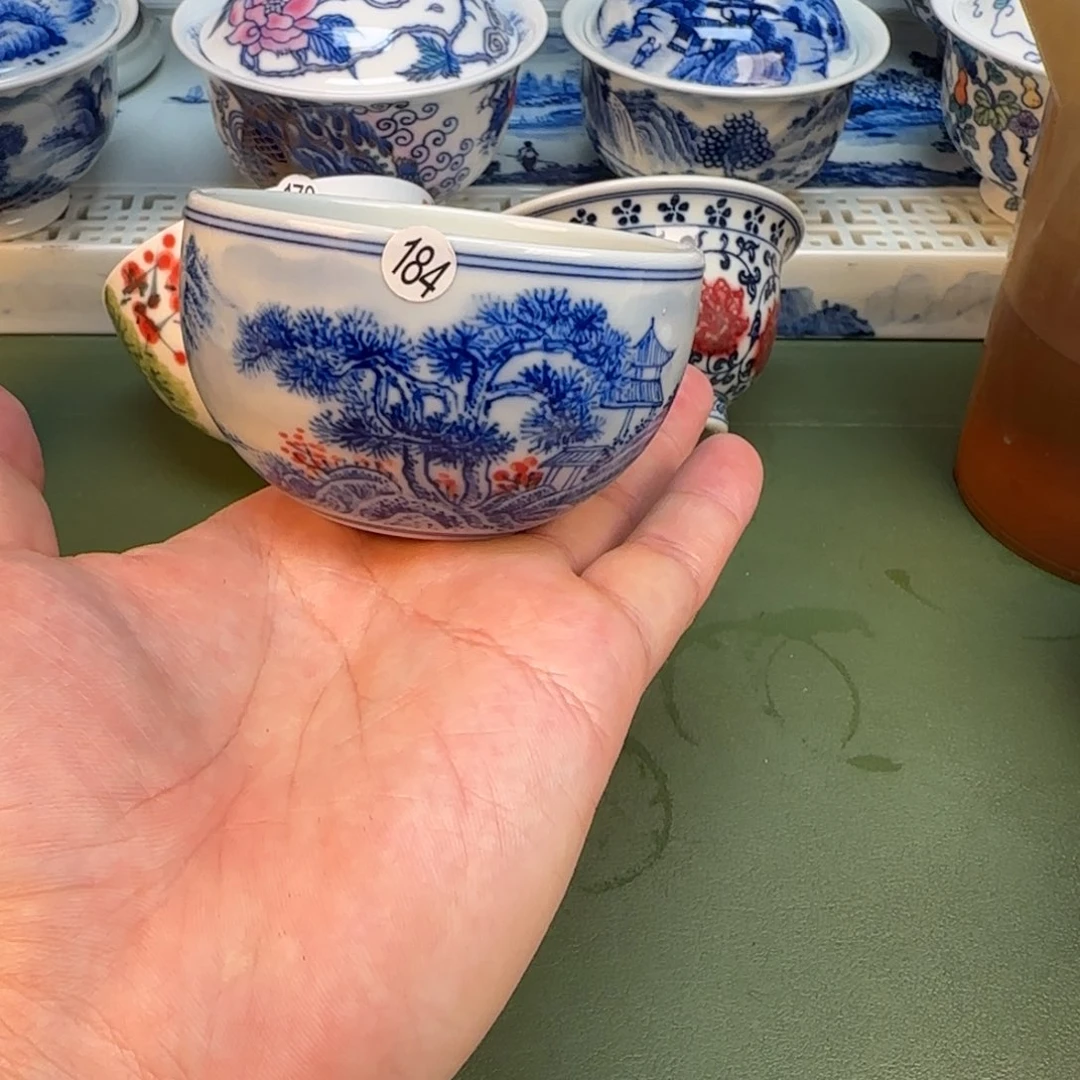 彦祖纯手工手绘茶具184