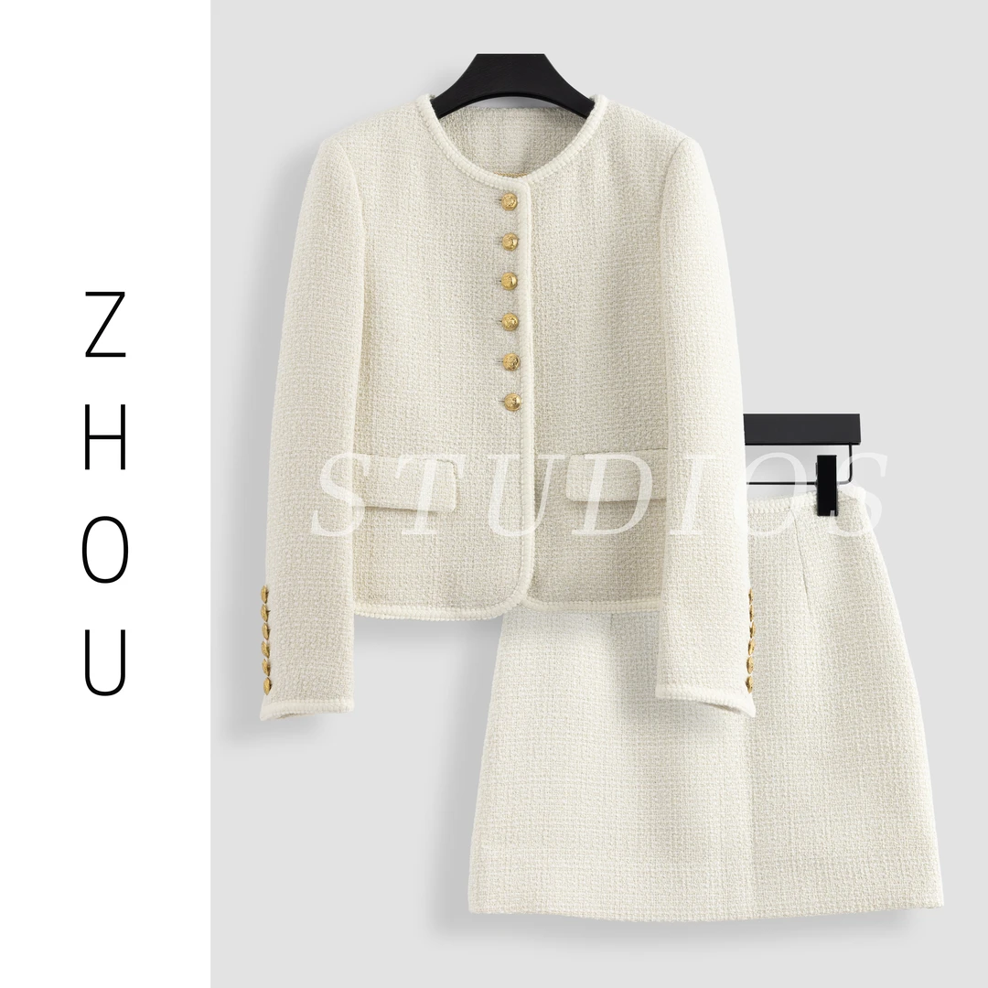 白色气质时尚高级感套装-17194