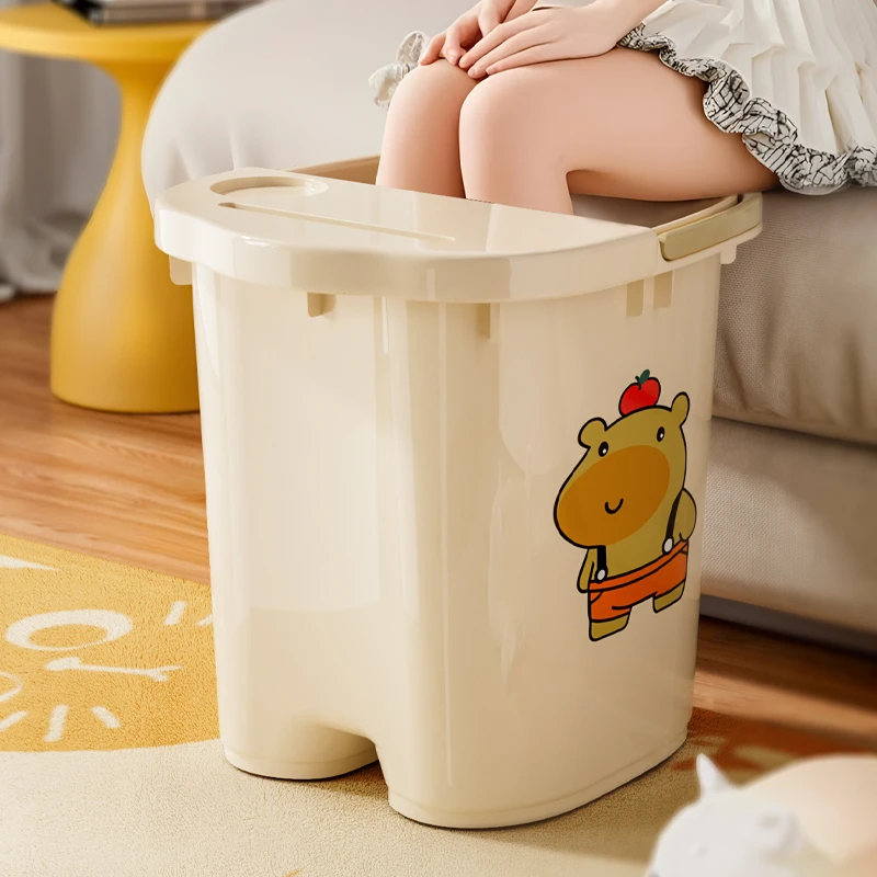 泡脚桶家用过小腿高深洗脚盆过冬神器学生宿舍过膝养生按摩足浴桶