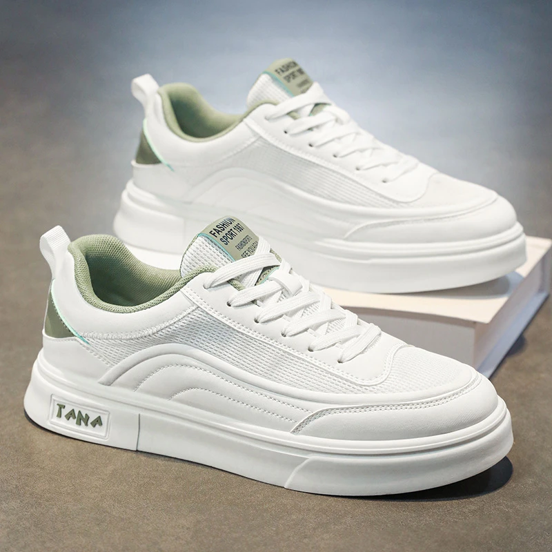 鞋子网面潮流休闲鞋增高板鞋休闲板鞋胶粘青年小白鞋潮鞋百搭