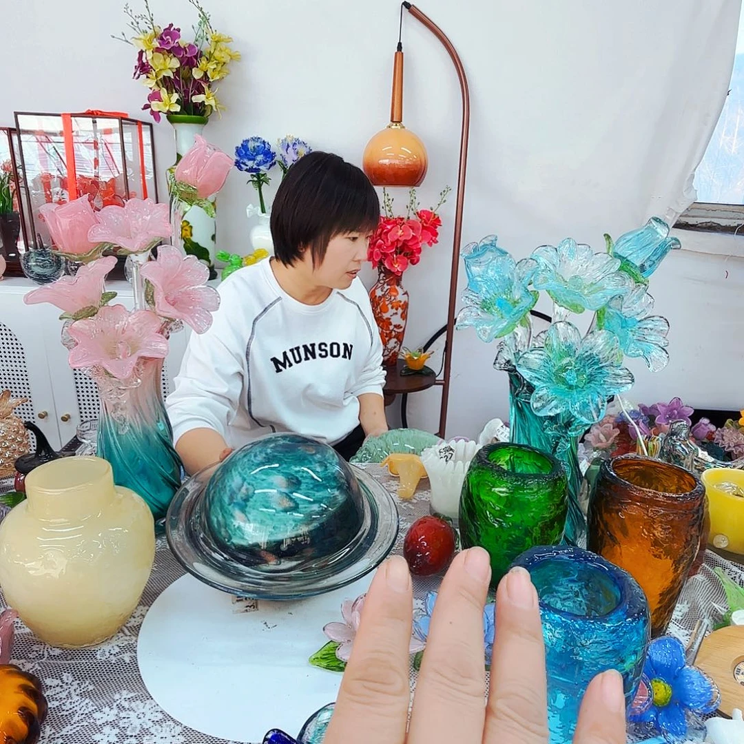 琉璃花瓶花器艺术品