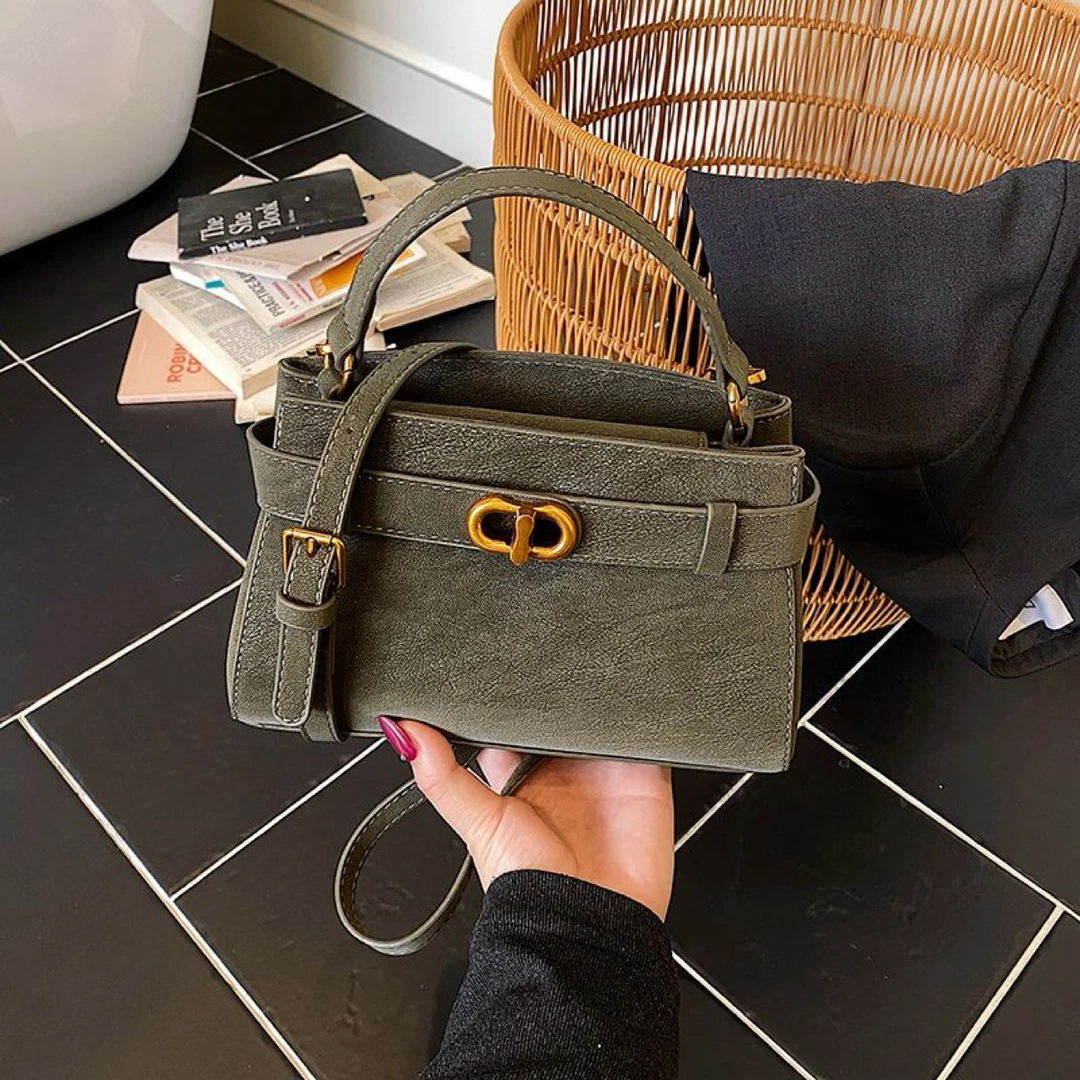 小众复古包包女式2025新款质感时尚手拎包单肩斜挎小方包