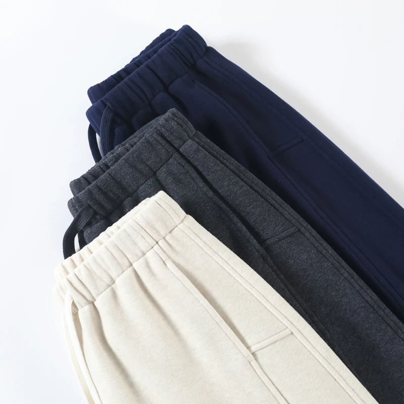 【爆款加绒】保暖显瘦秋冬加绒弯刀裤女高腰202新款松紧腰