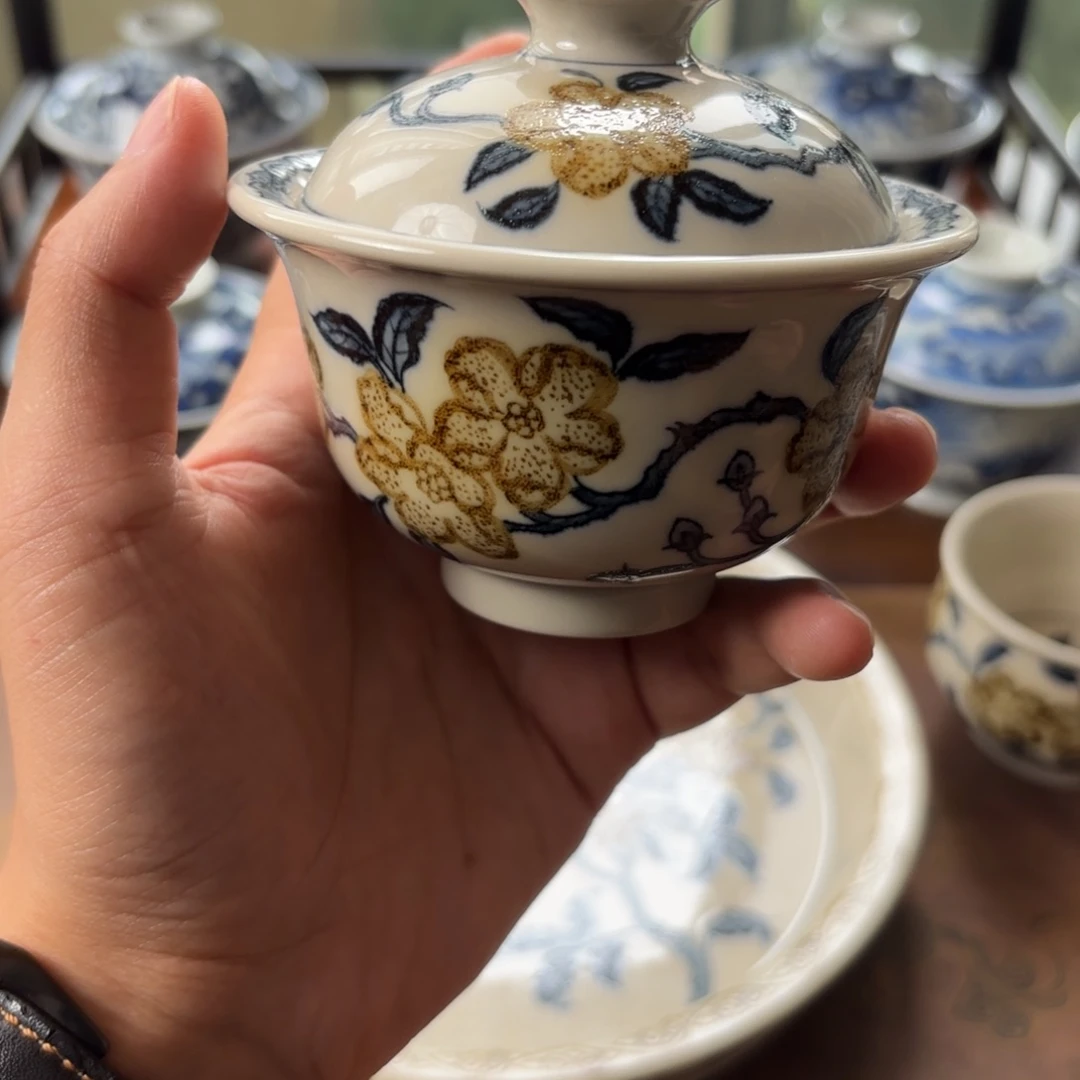 摆件景德镇手绘茶器