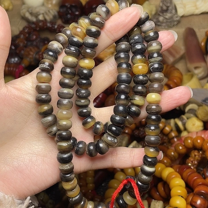 手串/手链牛骨黑驴蹄子手串微瑕微裂介意勿拍