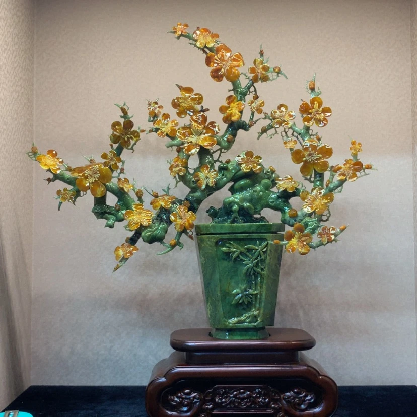【闪购商品】未镶嵌蛇纹石玉摆件覆膜