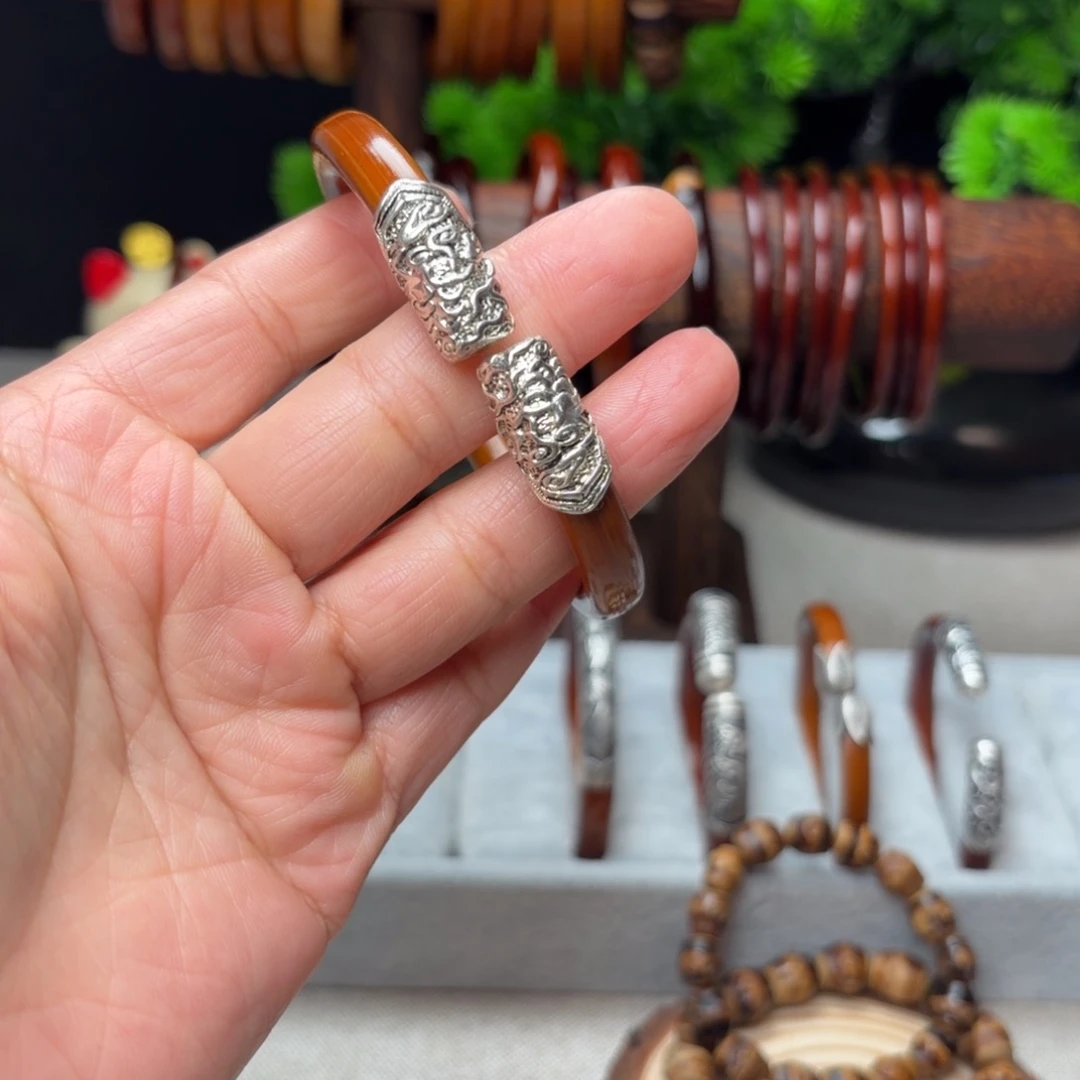 南***熙木质非金属金刚藤手镯