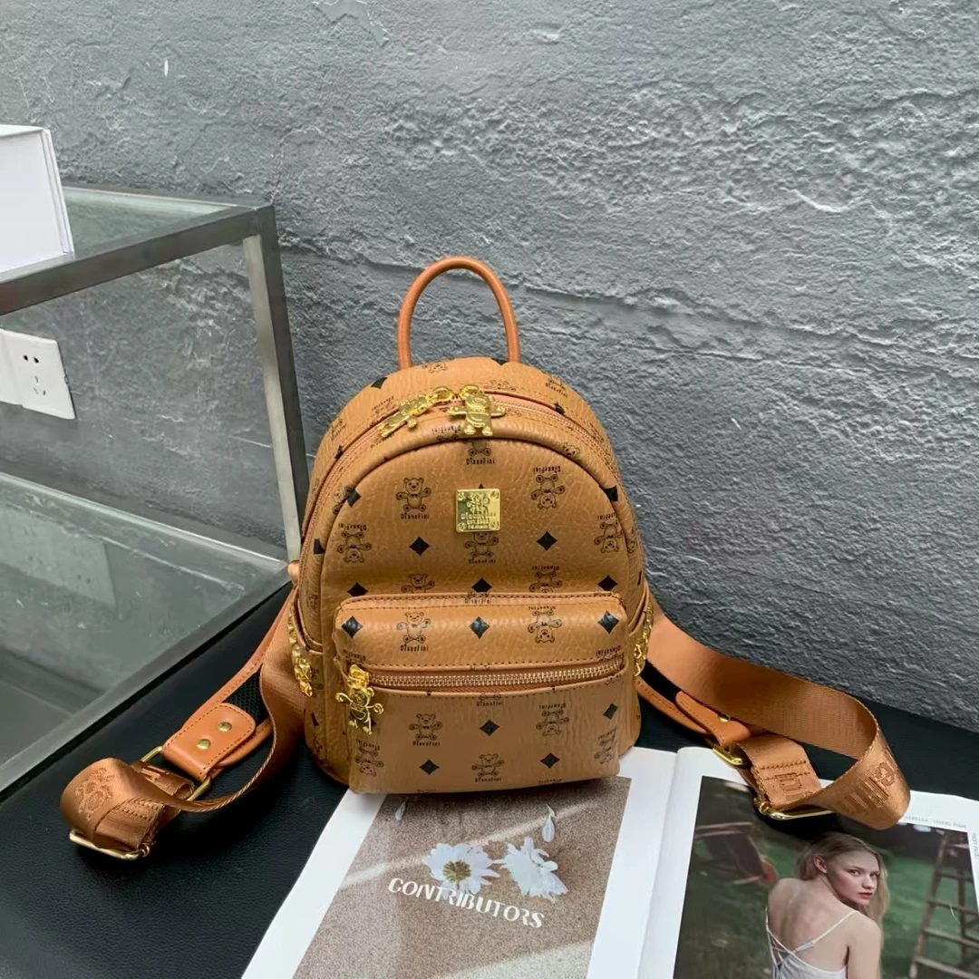 DianeFini/黛安霏尼轻奢百搭休闲款双肩包A5025中号