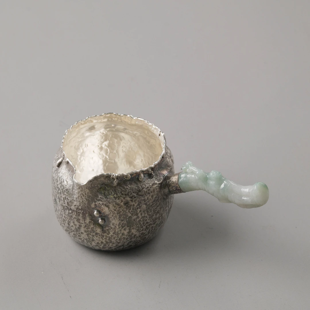 古悦悦翠系列 流纹公道 纯手工錾刻复古侘寂风家用公道杯约170CC