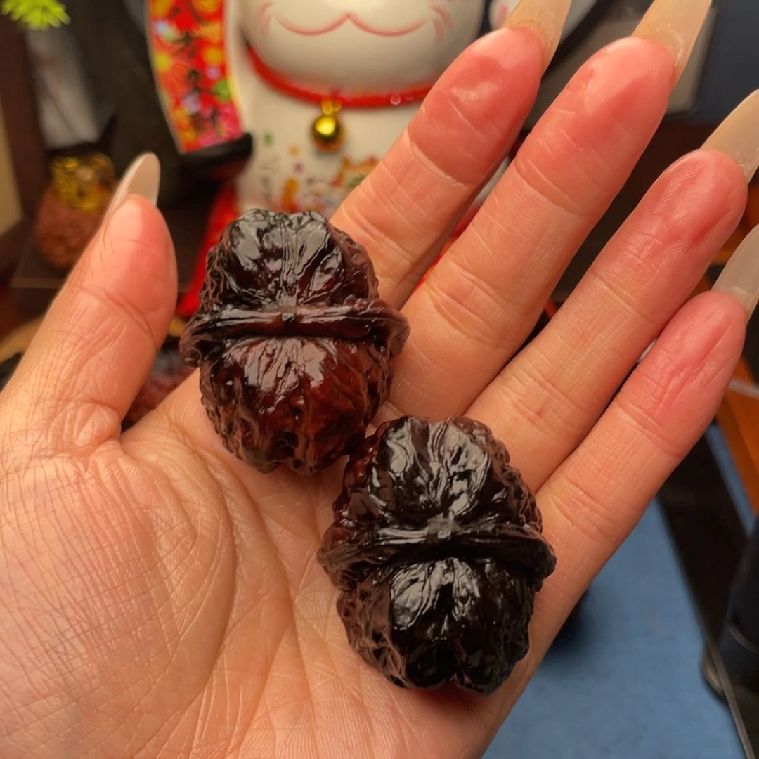 吊坠文玩核桃小彩蛙