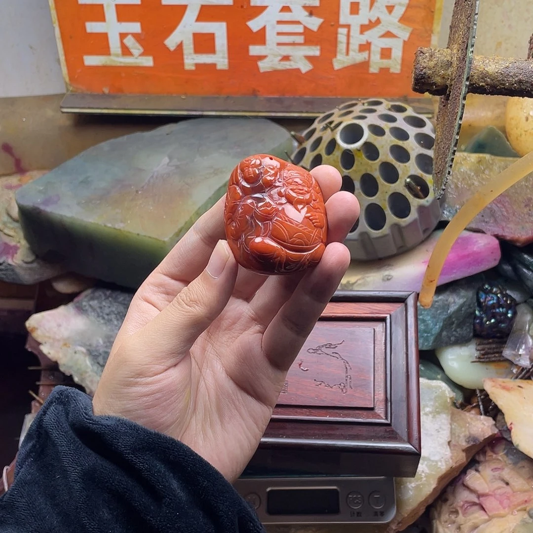 远***谣南红玛瑙未镶嵌挂件