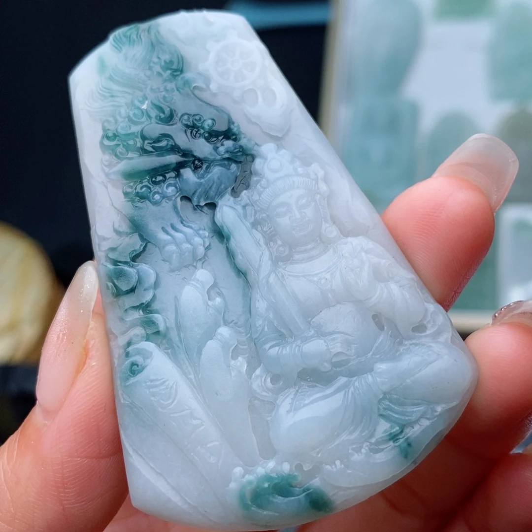 定制翡翠未镶嵌定制吊坠