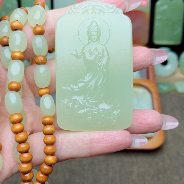 新疆昆仑山料 观音牌