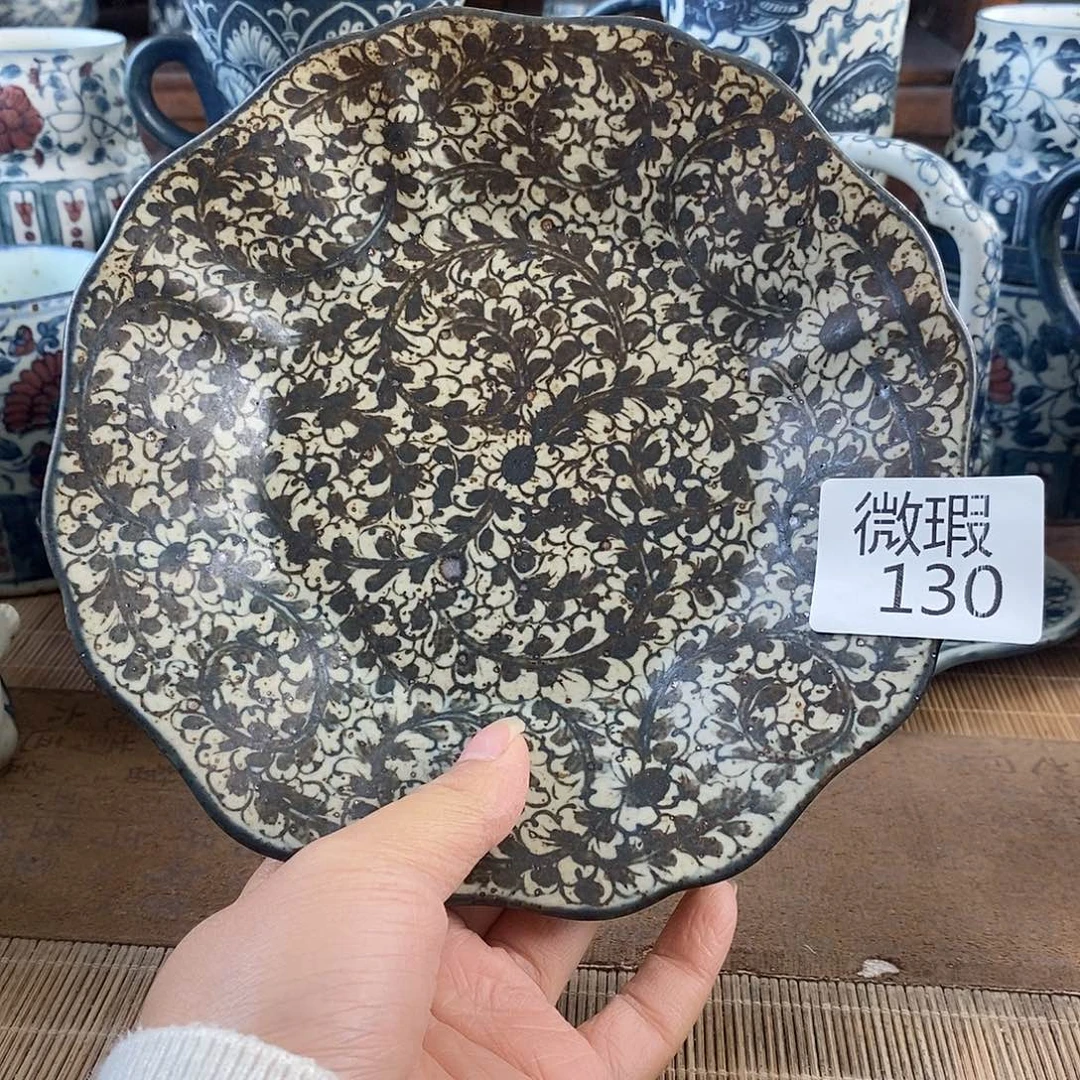 手工手绘青花高温陶瓷
