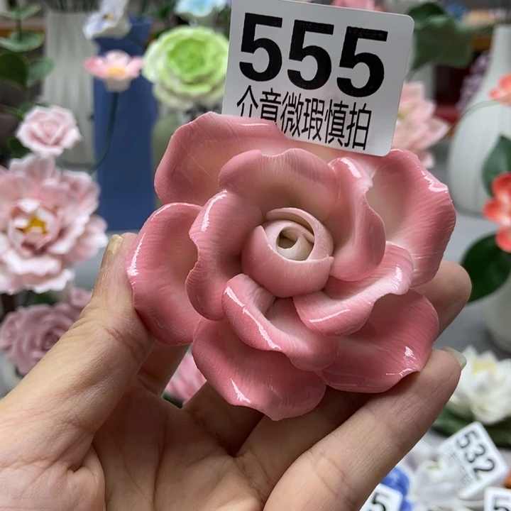 陶瓷手工制作陶瓷花