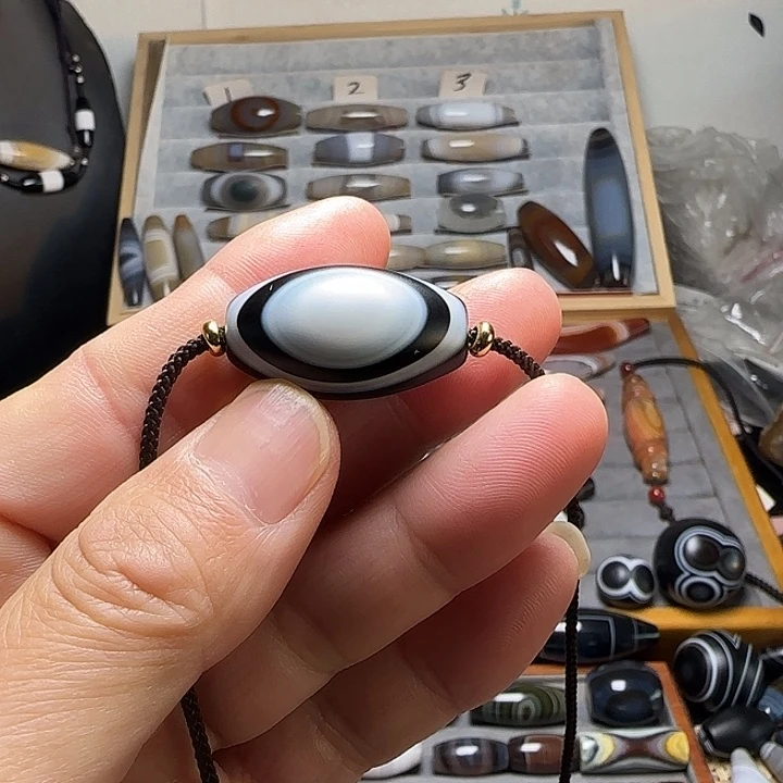 玛瑙/玉髓未镶嵌吊坠(不含链)