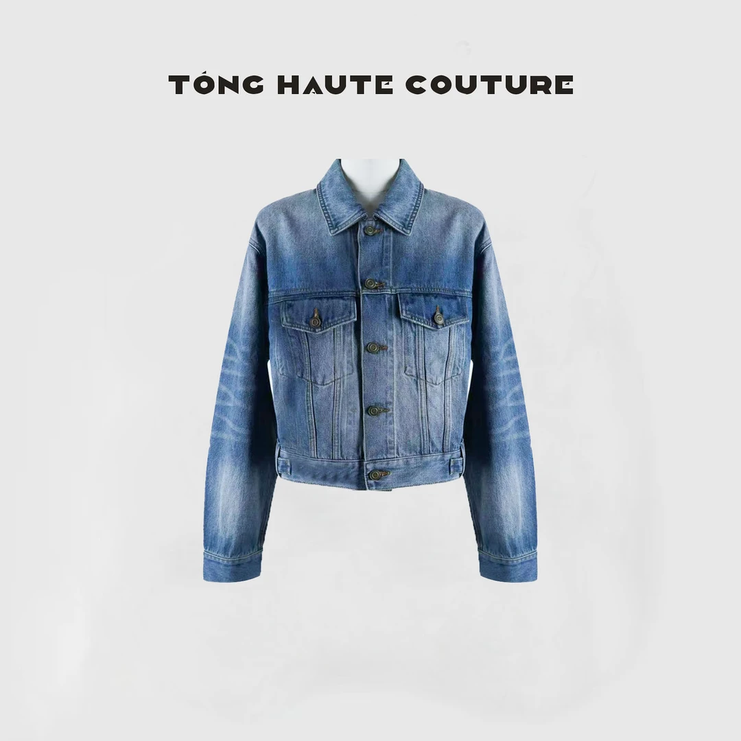 【旧日】25年新款高级感轻奢轻熟风时尚气质牛仔外套 YW207