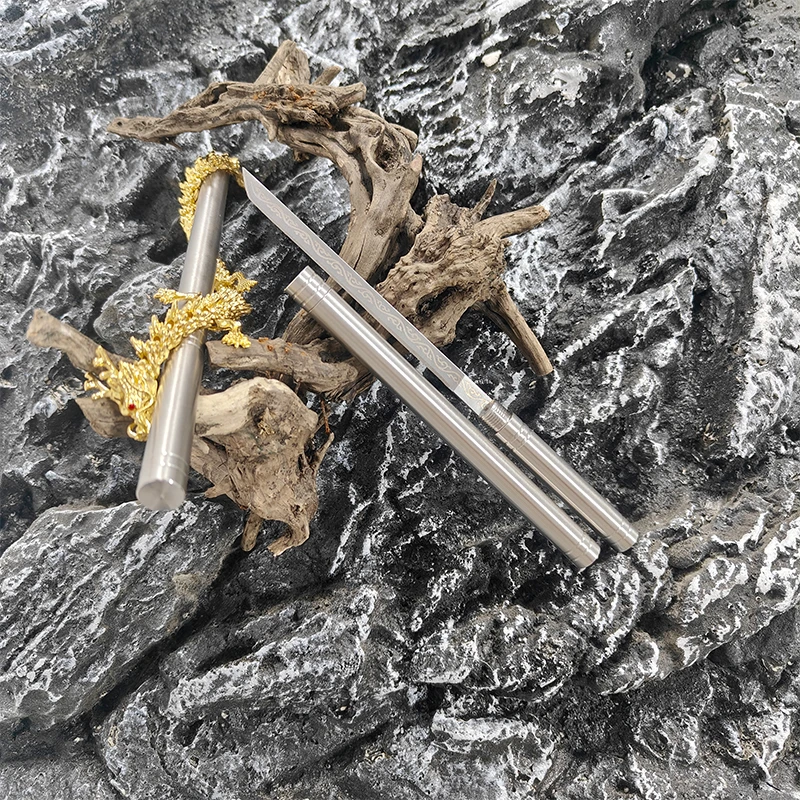 【清-货-处-理】高硬度螺旋式开合水果刀户外露营切肉烧烤钓鱼小刀