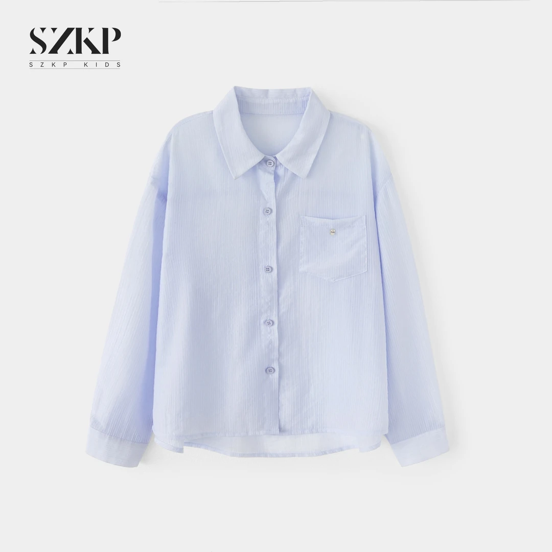 SZKP夏季新款女童薄款透气中大童时尚洋气儿童防晒衣BGYX551754