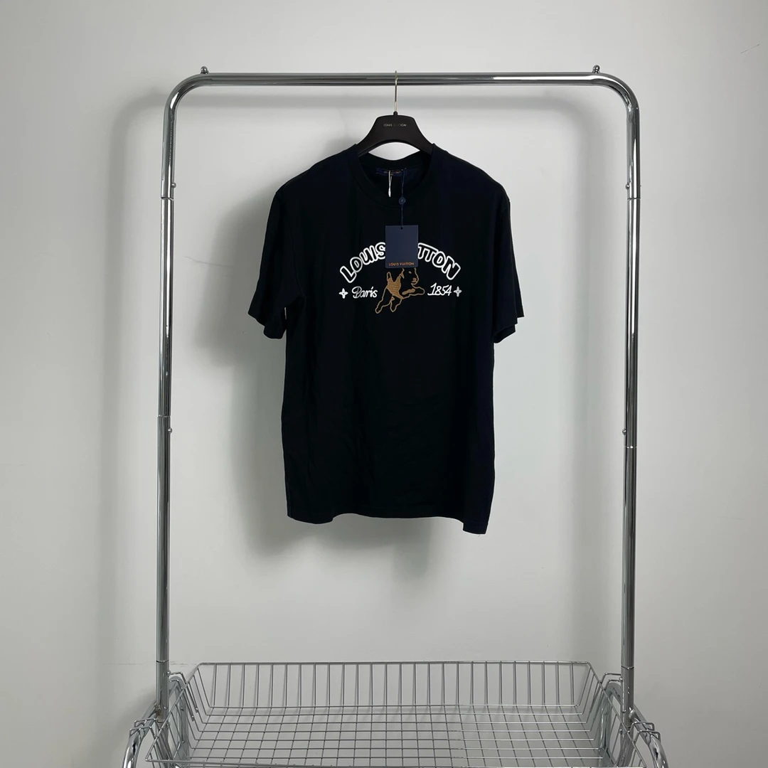 全新未使用 LouisVuitton/路易威登 联名tyler黑色短袖 L yy00509