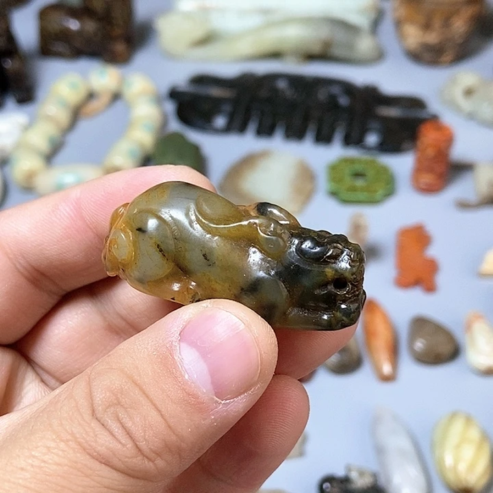 和田玉未镶嵌颈饰88