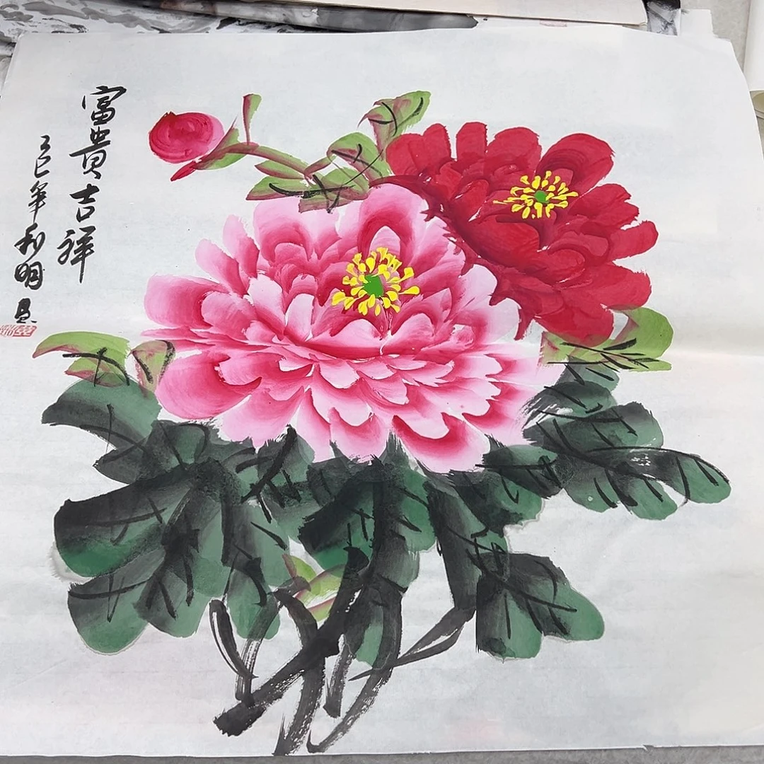 国画国画纯手绘作品