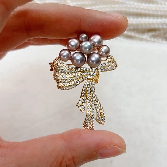 淡水珍珠胸饰未镶嵌