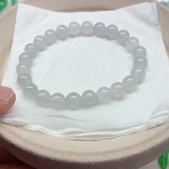 翡翠未镶嵌手链天然缅甸翡翠A货卡7.7