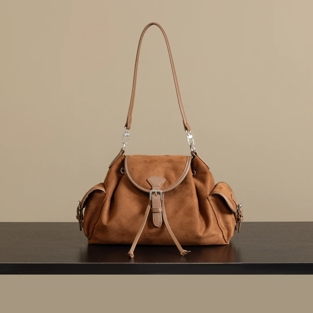 秋冬时尚新款手提单肩斜挎百搭托特包