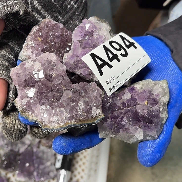 水晶紫水晶未镶嵌