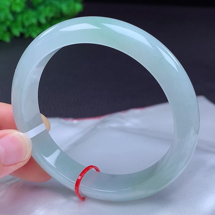 翡翠未镶嵌手镯62圈432104